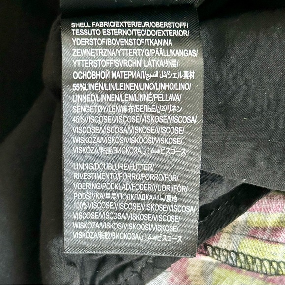 Farm Rio Forest Tapestry Split-Neck Midi Dress Size Large Beaded Tassels - Picture 8 of 8